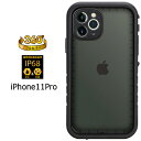 メール便 iPhone11Pro IP68 ウォータープルーフ タフケース 360° ケース カバー 全面保護 全面ケース 防水ケース 防水カバー 防水 フルカバー クリア ソフト ハード シンプル ブラック iphone 11 pro アイフォン イレブン プロ スマホカバー スマホケース s-pg-7d398