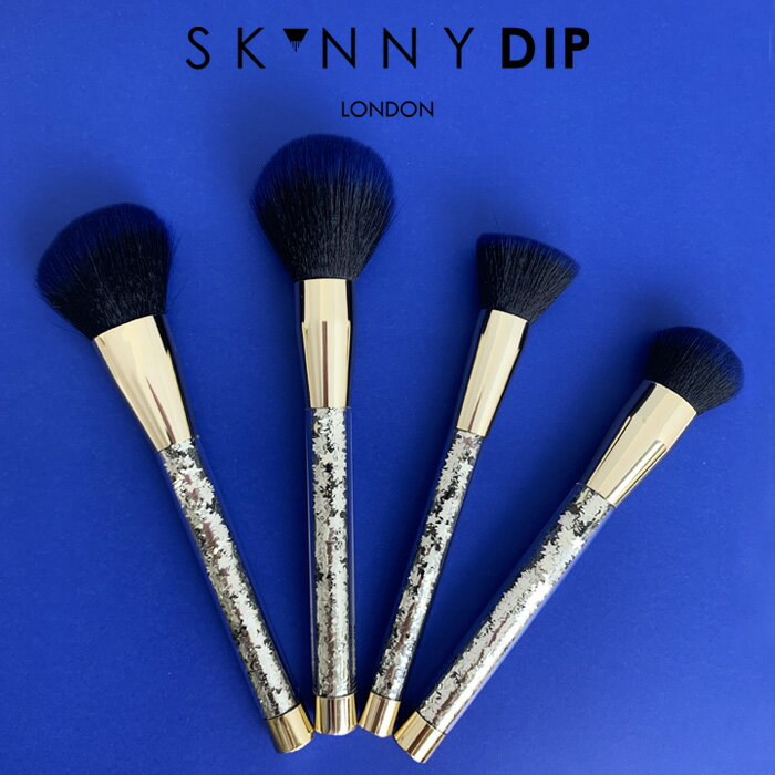 SKINNYDIP コントゥアー ブラシセット 4点SET メイクブラシ メイクブラシセット 可愛い かわいい おしゃれ 化粧ブラシ 化粧筆 メイク道具 コスメブラシ プレゼント ギフト 女性 スキニーディップ ファンデーションブラシ パウダーブラシ チークブラシ 輪郭ブラシ s-ss-6h872