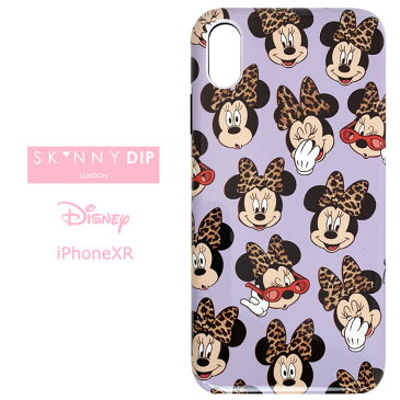 iPhoneXR ディズニー ミニーマウス x SKINNYDIP Haters Gon' Hate ケース カバー スキニーディップ ソフト ソフトケース ハード ハードケース キャラクター グッズ レオパード ヒョウ柄 ミニー アイフォン iphone xr テンアール スマホカバー スマホケース s-ss-7f688