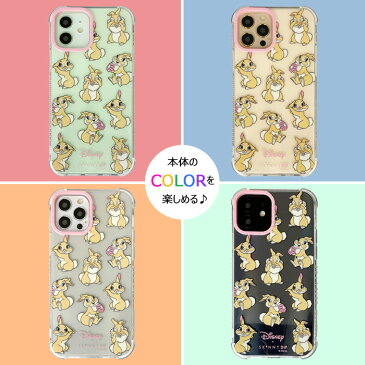 iPhone12 iPhone12Pro ディズニー ミスバニー x SKINNYDIP TPU クリア ケース カバー スキニーディップ ソフトケース クリアケース キャラクター グッズ バンビ とんすけ彼女 動物 うさぎ アイフォン トゥエルブ プロ iPhone 12 Pro スマホカバー スマホケース s-ss-7j474
