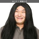 ≪Costume/Halloween≫黒髪 ロンゲ ウイッグ...