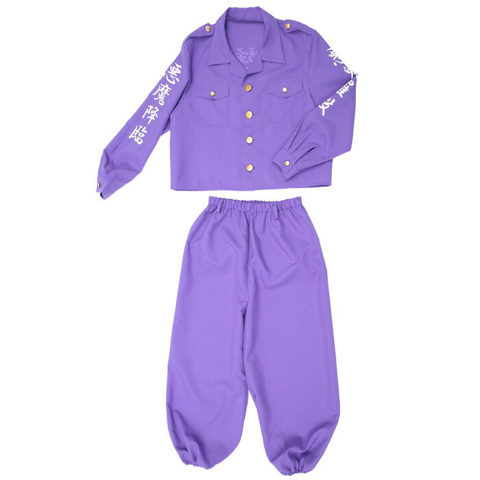 送料無料 パープル 特攻服ジャケット ショート丈 紫 悪鬼羅刹 騒音至上主義 悪魔降臨 ヤンキー オラオラ系 不良 特攻服 ジャケット 女性用 制服 高校生 学生服 暴走族 スクール 衣装 コスチューム レディース コスプレ ハロウィン 文化祭 忘年会 学園祭 仮装 s-cs-6m314