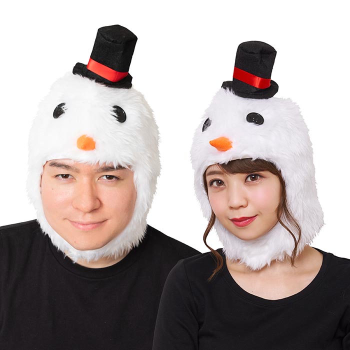 もふもふ ふわふわ 雪だるま かぶりもの 角 ヘッド コスチューム ヘアアクセサリー スノーマン 被り物 被りもの かぶりもの クリスマス クリスマス衣装 コスプレ 衣装 クリスマスコスチューム 雪だるま仮装 ホワイト サンタ ファー x-mas 即納 s-cs_6b636のサムネイル