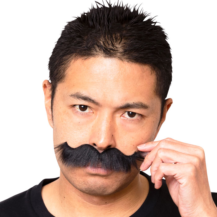 宴会の達人 紳士なひげ 黒 おもしろ ヒゲ 付け髭 口髭 付けひげ つけひげ ひげ オヤジ 名探偵 探偵 紳士 髭 面白 面白い お笑い ギャグ メンズ 男装 パーティーグッズ 盛り上げ グッズ コスプレ 衣装 コスチューム ハロウィン 文化祭 忘年会 宴会 仮装 変装 s-cs_6g474のサムネイル