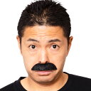 ひげ　ブラック　小悪人風　大人男性用　Black Spiv Tash　コスプレ