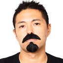 宴会の達人 皇帝のひげ 黒 おもしろ 顎 ヒゲ 付け髭 口髭 付けひげ つけひげ ひげ オヤジ 名探偵 探偵 紳士 髭 面白 面白い お笑い ギャグ メンズ 男...