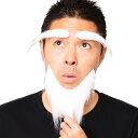 偉人ヒゲ 織田信長【つけひげ つけ髭 変装グッズ つけヒゲ 宴会 仮装 ハロウィン パーティーグッズ 髭】ネコポス発送 定形外発送可 1p120円 2-3p140円 4-5p210円 マジックナイト MS11509