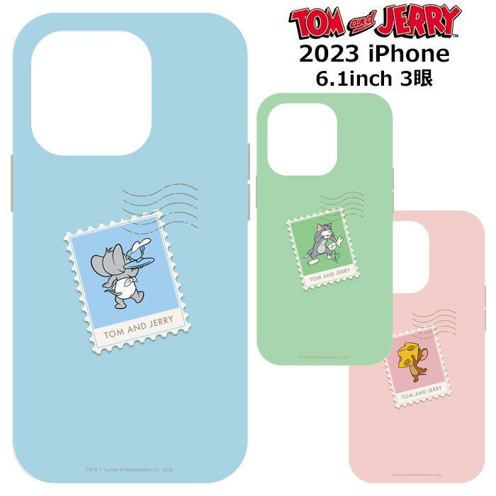 iPhone15Pro トムアンドジェリー ソフトケース クリア ケース カバー TPU クリアケース ソフト ハード キャラクター かわいい トム＆ジェリー トムとジェリー タフィー アイフォン フィフティーン プロ iPhone 15 pro 6.1inch 3眼 スマホケース スマホカバー gd-ma01042