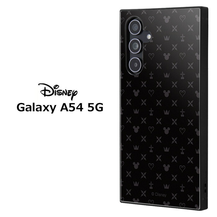 Galaxy A54 5G ディズニー キングダムハーツ 耐衝撃 スクエア ハイブリッド ケース カバー ソフト ソフトケース ハードケース キャラクター かわいい キングダム ミッキー ギャラクシーA54 GalaxyA545Gケース GalaxyA545G SC-53D SCG21 スマホカバー スマホケース in-ma00520