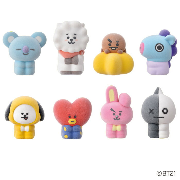 送料無料 エンスカイ BT21 FLOCKY FIGURE PUPPET2 第2弾 8個入 BOX ボックス ensky KOYA RJ SHOOKY MANG CHIMMY TATA COOKY 公式ライセンス コレクション キャラクター グッズ フロッキー フィギュア マスコット インテリア おもちゃ 玩具 大人買い 箱買い s-ok-9b083