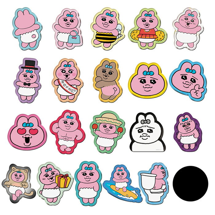 BANDAI Candy おぱんちゅうさぎ キャラマグネッツ 14個入り BOX ボックス バンダイ 食玩 アクリル製 マグネット 磁石 ダイカット キャラクター グッズ マスコット コレクション おもちゃ 玩具 雑貨 文具 冷蔵庫 玄関扉 小物 メモ 伝言 大人買い 箱買い s-ok-9c920のサムネイル