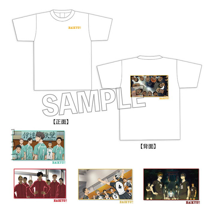 送料無料 男女兼用 ハイキュー Tシャツ 烏野高校 青葉城西高校 音駒高校 梟谷学園高校 稲荷崎高校 フリーサイズ トップス 洋服 春 夏 大きい ゆったり ビッグ キャラクター 影山 月島 及川 黒尾 漫画 アニメ グッズ バレーボール スポーツ 可愛い かっこいい pf-ja00207のサムネイル