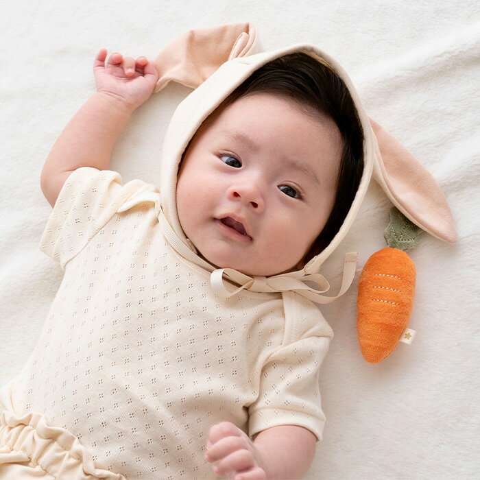 赤ちゃん コスチューム ボンネット ブルマ 3点 セット ラトル付き 60cm 〜 80cm くま うさぎ ベビー 子供 新生児 動物 アニマル うさ耳 写真 撮影 衣装 帽子 ぬいぐるみ ラトル ハロウィン 仮装 コスプレ 誕生日 出産準備 出産祝い 百日祝い 寝相アート s-ro-9b802