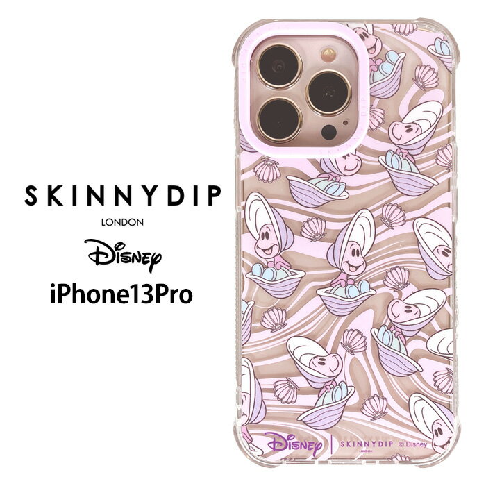 iPhone13Pro ディズニー ベビーオイスター x SKINNYDIP TPU クリア ケース カバー スキニーディップ ソフト ソフトケース ソフト クリアケース かわいい ふしぎの国のアリス ヤングオイスター アイフォン 13プロ iPhone 13 pro 6.1inch スマホカバー スマホケース ss-ma02818