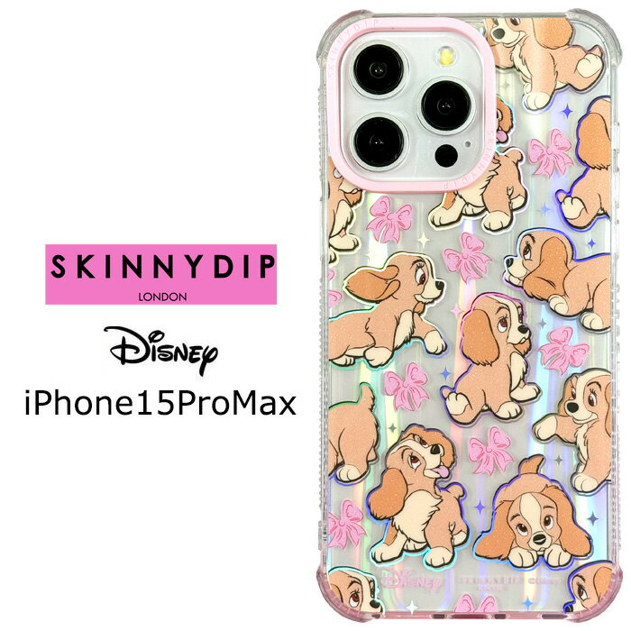 メール便 iPhone15ProMax ディズニー レディ x SKINNYDIP TPU クリア ケース カバー スキニーディップ ソフト ソフトケース ハード クリアケース 透明 わんわん物語 レディちゃん アイフォン iPhone 15 pro max iPhone15promaxケース スマホカバー スマホケース ss-ma04105のサムネイル