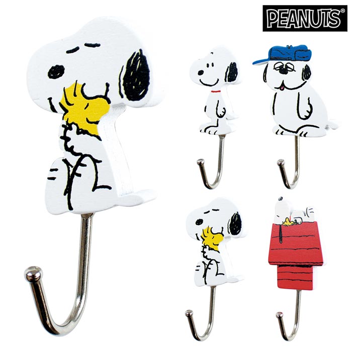 【送料無料】【スヌーピー】【SNOOPY】ウッドフック【スヌーピー&ウッドストック】【ウッドストック】【ピーナッツ】【アニメ】【フック】【ツールハンガー】【吊り下げ】【壁掛け】【カバン掛け】【インテリア】【雑貨】【グッズ】【かわいい】【TE】