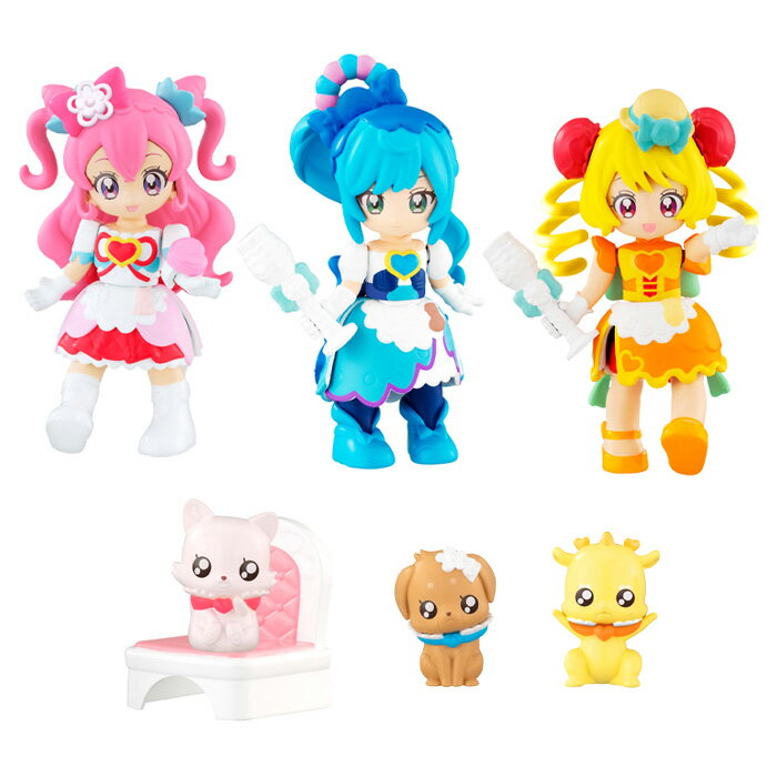 送料無料 BANDAI Candy デリシャスパーティ♡プリキュア ぷりきゅ～と 第1弾 10個入 BOX バンダイ 食玩 プリキュア キュアプレシャス キュアスパイシー キュアヤムヤム コメコメ パムパム メンメン ディフォルメ フィギュア 人形 おもちゃ 玩具 ボックス 大人買い s-ok-6m053