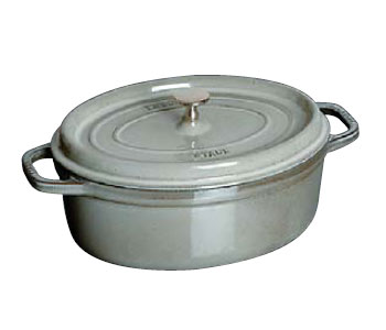 Ih Incompatible - ストウブ ( staub ) ピコ ココット 楕円 31cm（1103118）【グレー】