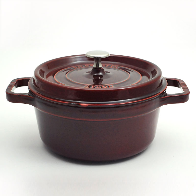 ストウブ ( staub ) ピコ・ココット ラウンド 22cm グレナディンレッド 40509-355【並行輸入品】