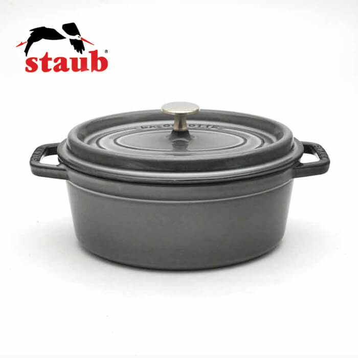ストウブ Staub ピコ・ココット オーバル23cm（1102318）グレー