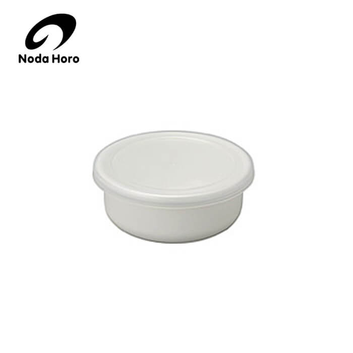 野田琺瑯 ホーロー 保存容器 ホワイトシリーズ ラウンド 10cm RD-10 ホーロー容器 のだホーロー 丸型 野田ホーロー 日本製