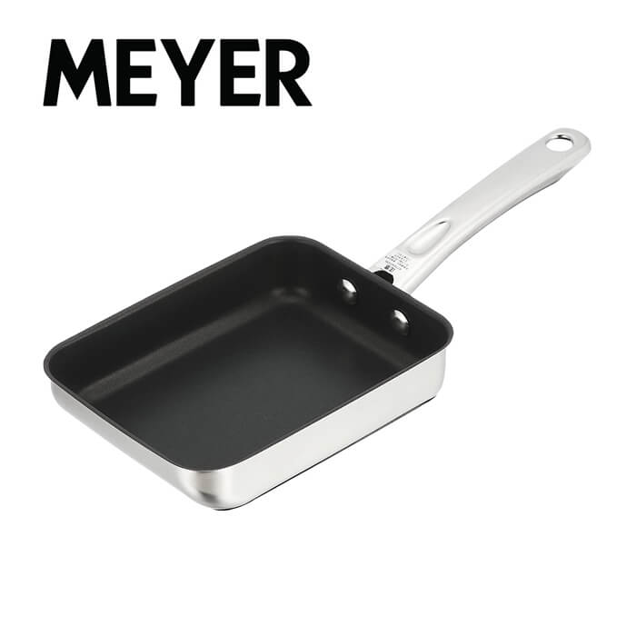 【お買い物マラソン中はポイント最大44.5倍！】MEYER スターシェフ3 エッグパン18cm MSC3-EM 卵焼き器 玉子焼き器 マイヤー ガス火 IH対応 ステンレス 底三層構造のサムネイル