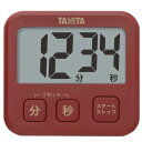 タニタ 薄型タイマー レッド TD-408-RD