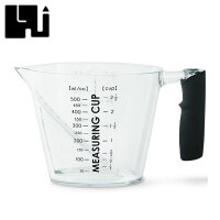 エヌ・エレファント &NE nikii 計量カップ NIM-168 500ml 電子レンジ・食洗機対応 シンプル 料理 調理