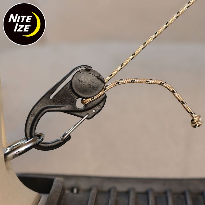 シームーン NITEIZE カムジャムロープタイトナー 2P ロープ付き NI02258 カムジャム アウトドア キャンプ 便利グッズ テント ロープ