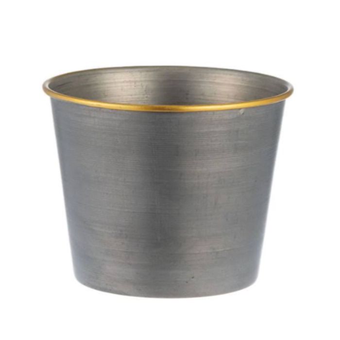 ホワイエ MC円錐ポット 14.5×11.5 3200002GYG 卓上 スタンド 植物 花 観葉植物 多肉植物 サボテン 園芸 直植え インテリア ガーデニング グレイゴールド