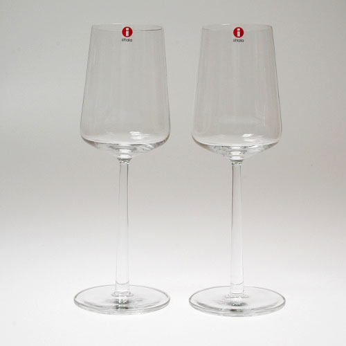 イッタラ ( iittala ) エッセンス ホワイトワイン 330mL ペア （ 950457 ） 【 クリア 】