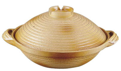 Earthen Pots - アルミ　電磁用　手造り土鍋　楽鍋（新幸楽）　30cm【smtb-tk】【 アドキッチン 】