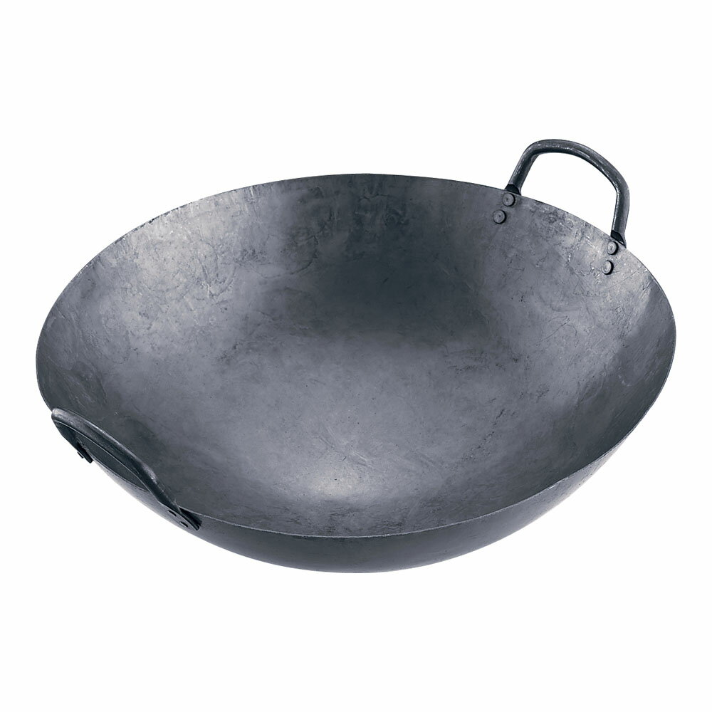 陳枝記 両手鉄鍋 14インチ WKI014