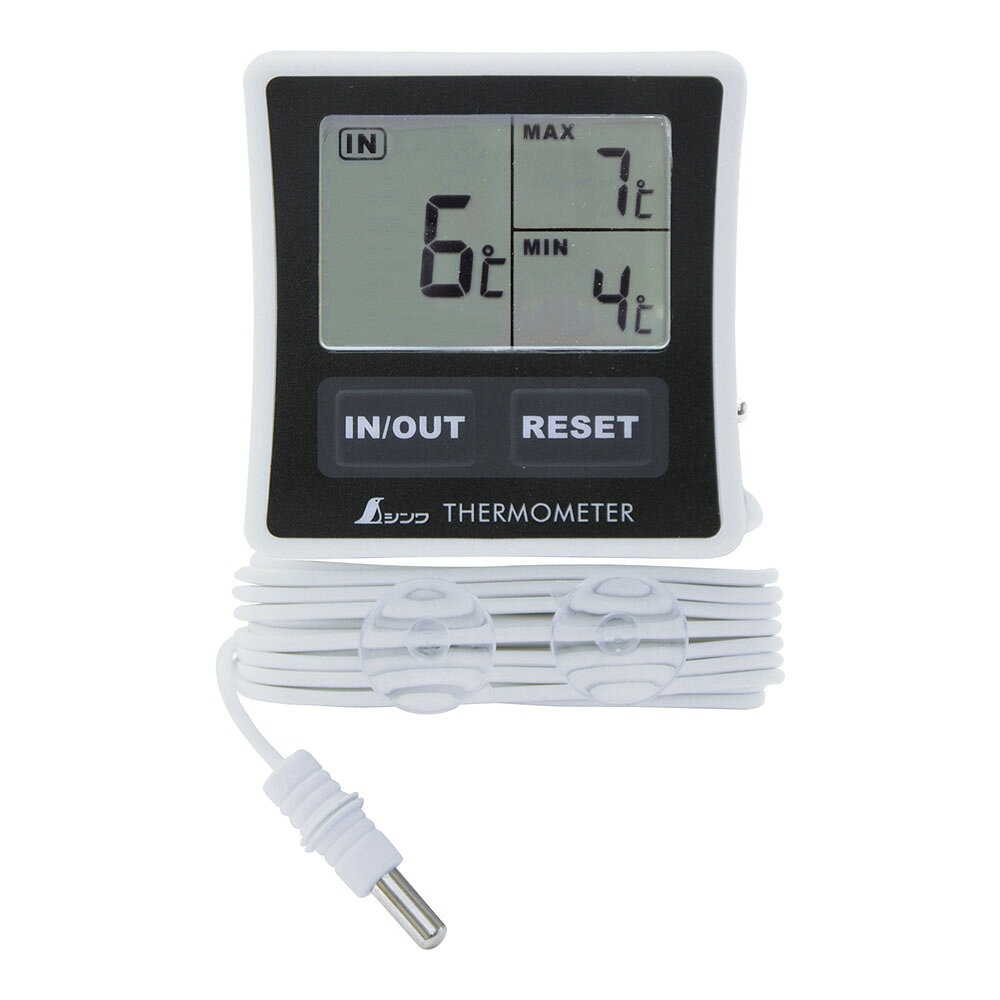 Thermometers - 冷蔵庫用 デジタル 温度計 73042 (最高・最低隔測式)