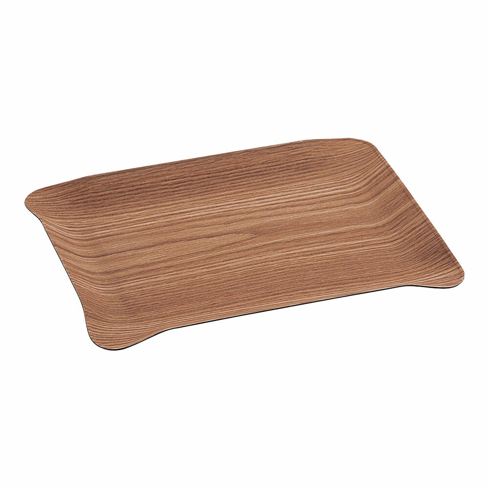 木目樹脂 サービストレイ ナチュラル 小 トレイ お盆