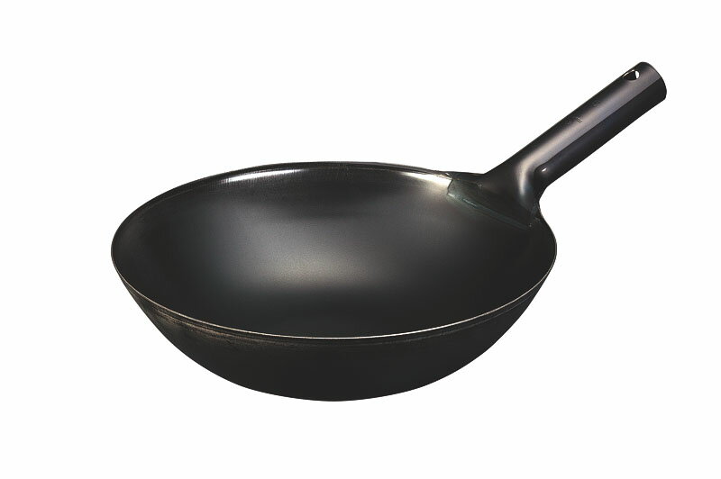 神田鉄鍋 鉄プレス北京鍋1.2mm 33cm