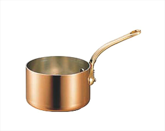 銅極厚深型片手鍋 真鍮柄 24cm 送料無料