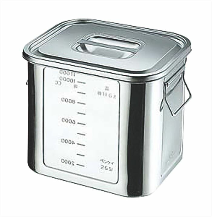 BK 18-8角型目盛付キッチンポット24型