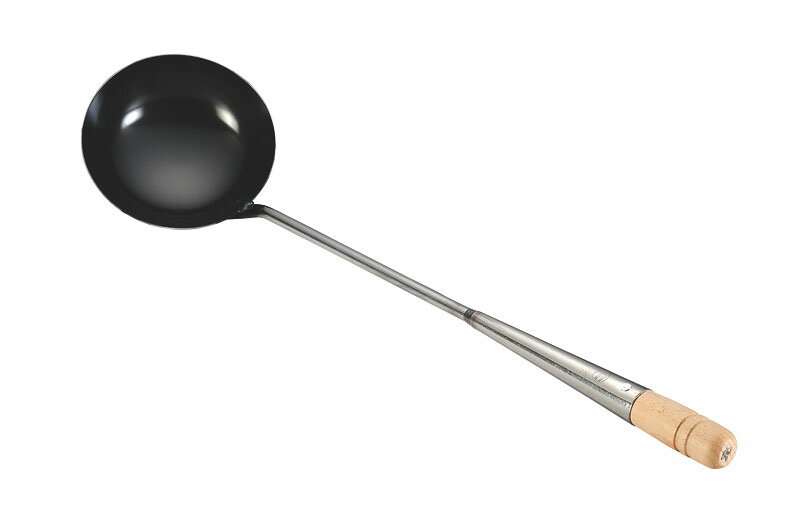 神田鉄鍋 鉄(上)中華お玉 大 送料無料