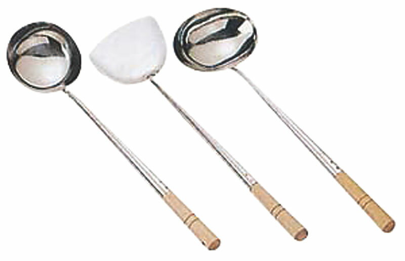 Soup Ladle （Holed） - 18-0ミニ中華楕円お玉 送料無料