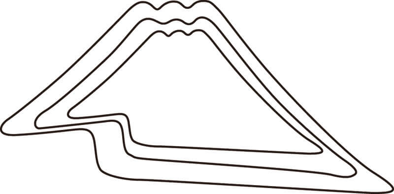 厚口野菜抜 富士山 大 #3 送料無料