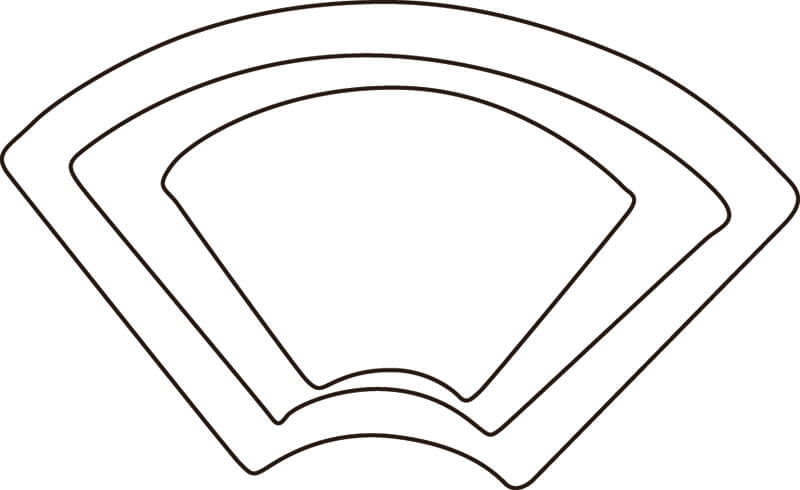 野菜抜 3PC 末広 送料無料