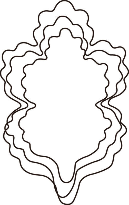 野菜抜 3PC 菊の葉