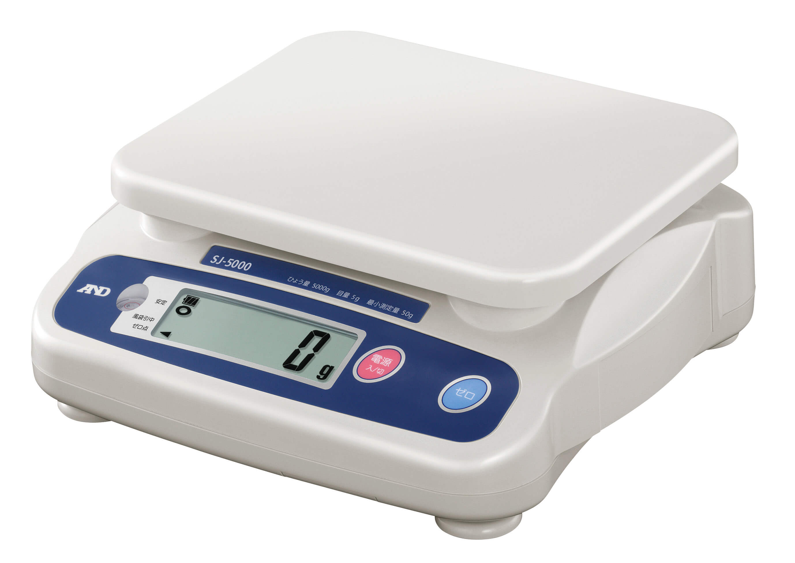 A&D デジタル秤 SJ-5000 5kg 皿寸法230x190