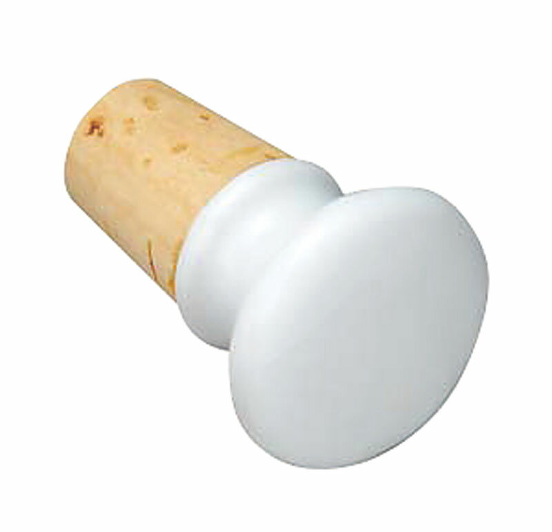 陶器ボトルストッパー ホワイト