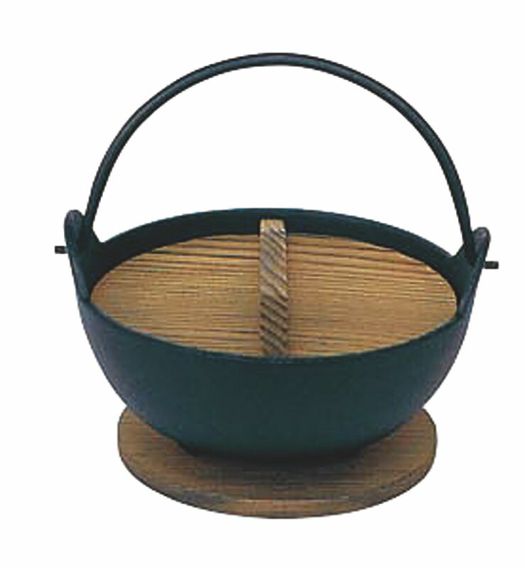 やまがなべ(黒塗)24cm