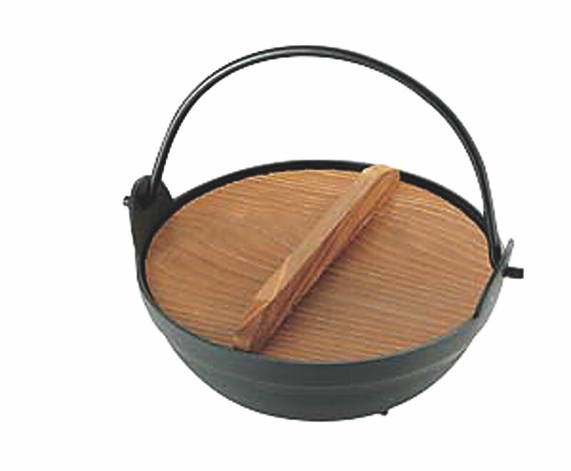 アルミ黒塗り田舎鍋 21cm