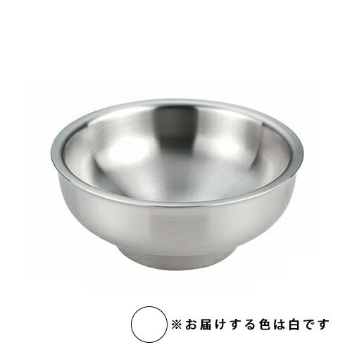 メタル丼 スイーツカップ 塗装仕様 白 送料無料