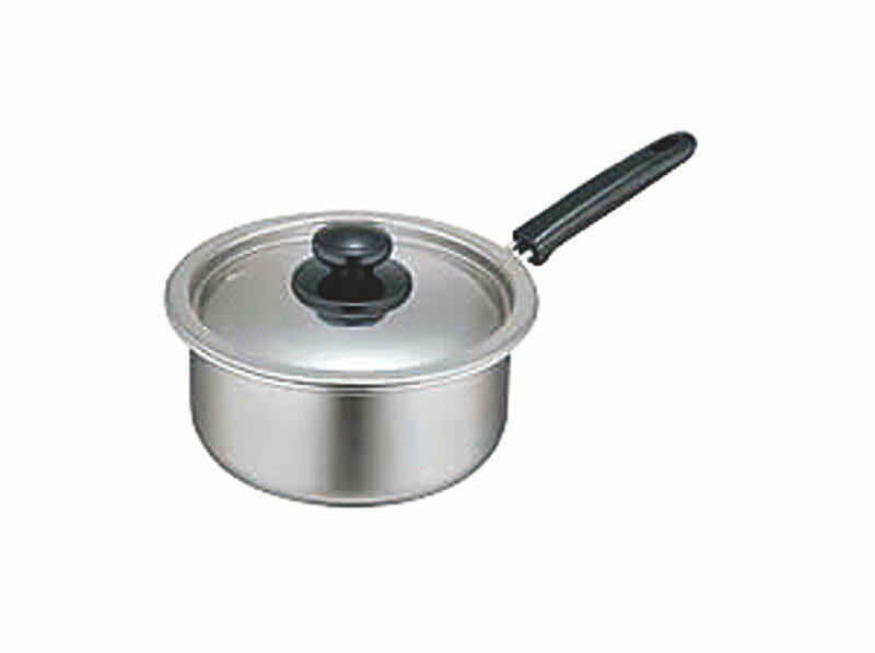18-0モリブデン実用鍋 片手 20cm(3.3L)