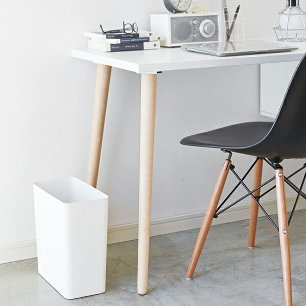 山崎実業 ゴミ箱 トラッシュカン タワー 角型 ホワイト 2915 tower【送料無料】